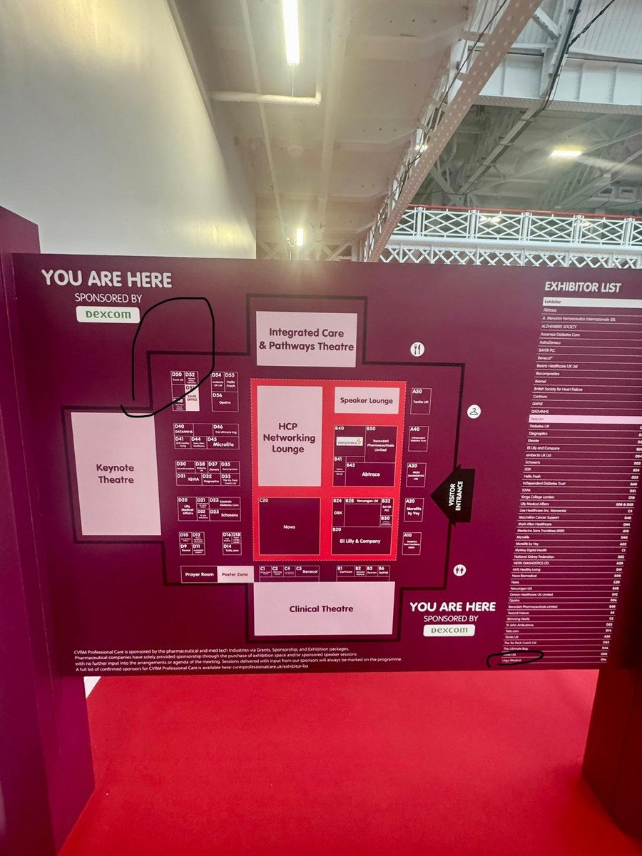 CVRM Olympia London Exhibition Floor Plan